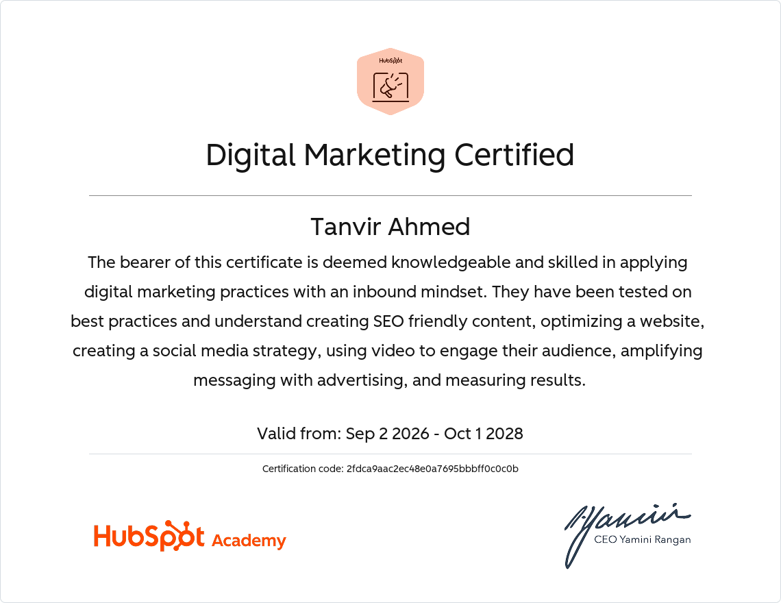 Official Professional Certification 1