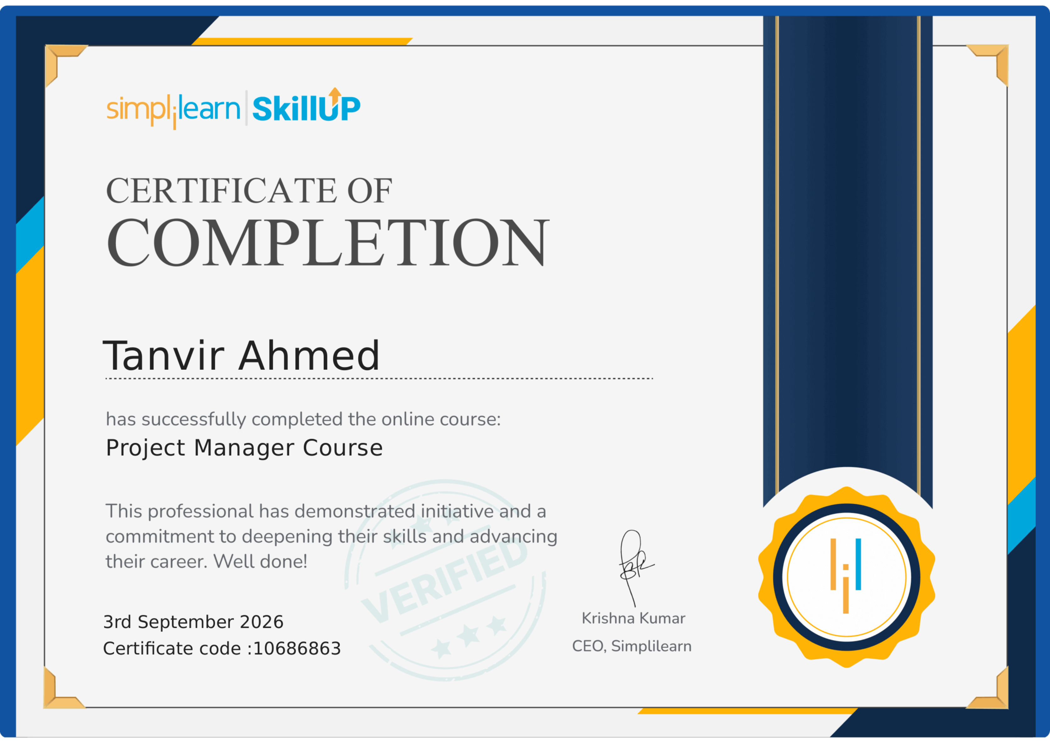 Official Professional Certification 4