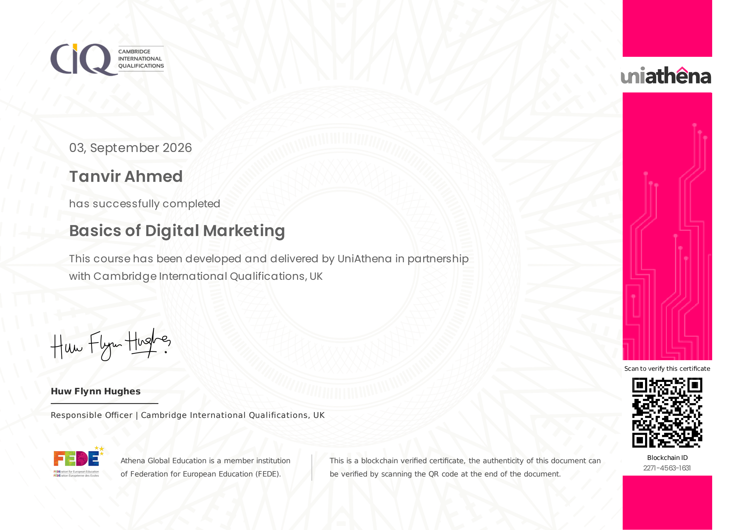 Official Professional Certification 6