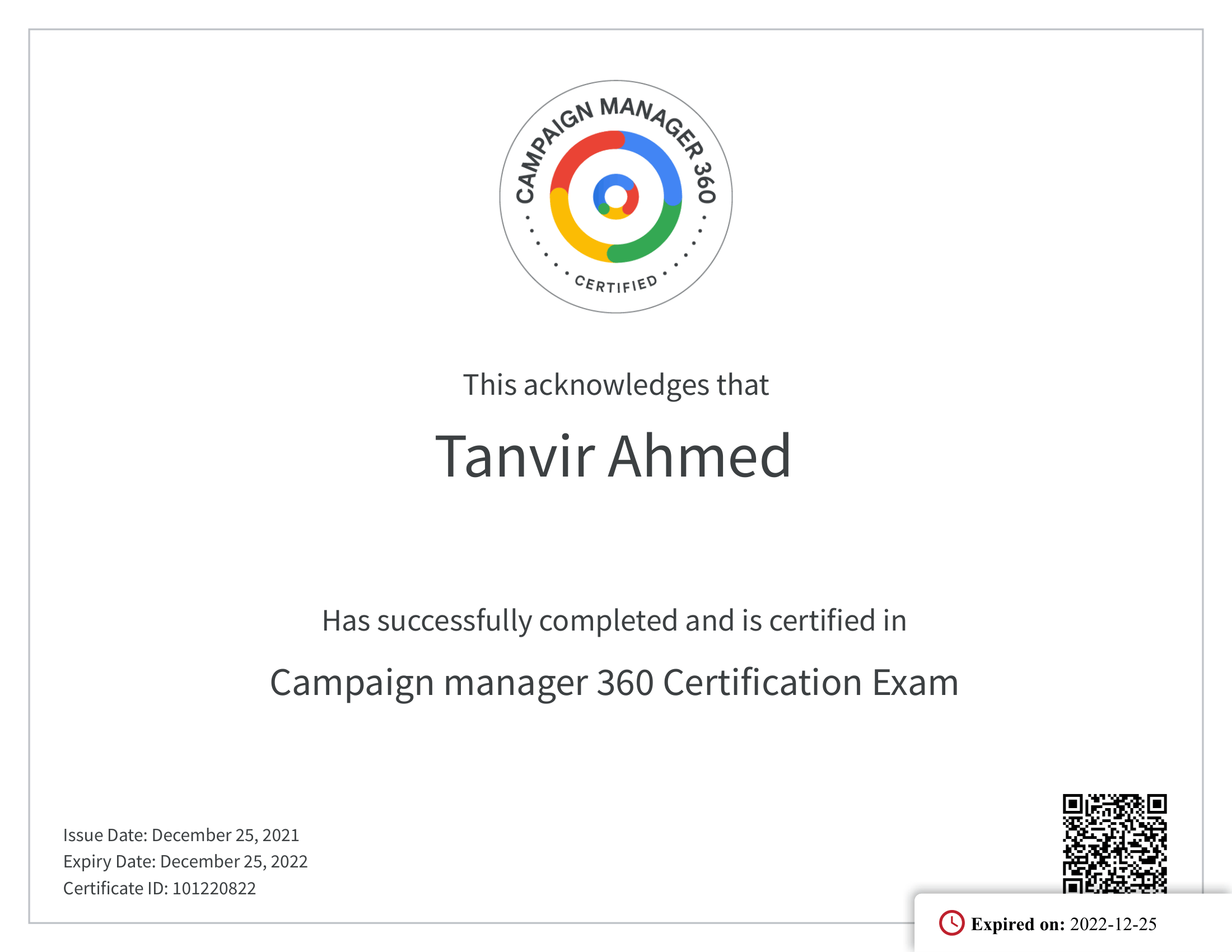 Official Professional Certification 8